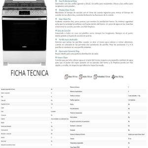 Estufa EMH7614DATSS0 Ficha Tecnica