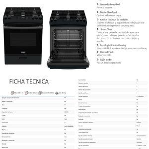 Estufa IO7686FES0 Ficha Tecnica