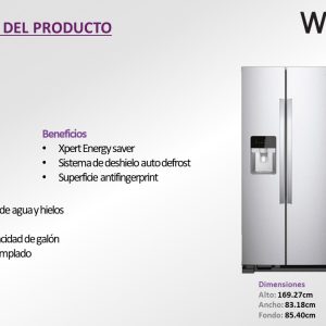 Refrigerador 2620S Ficha Tecnica