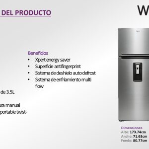 Refrigerador WT1865A Ficha Tecnica