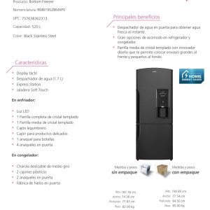 Refrigerador RMB1952BMXP