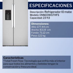 Refrigerador ONM23WGTHFS Ficha Tecnica