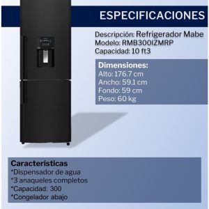 Refrigerador RMB300IZMRP Ficha Tecnica