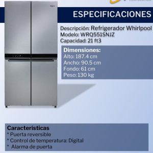 Refrigerador WRQ551SNJZ Ficha Tecnica