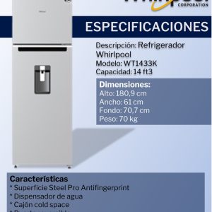 Refrigeradores WT1433K Ficha Tecnica