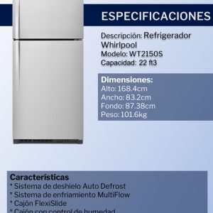 Refrigerador WT2150S Ficha Tecnica